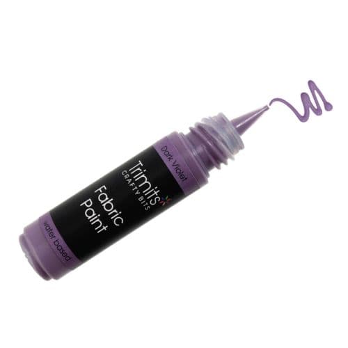 Fabric Paint Pen x5 (Dark Violet) 20ml