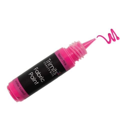 Fabric Paint Pen x5 (Neon Pink) 20ml