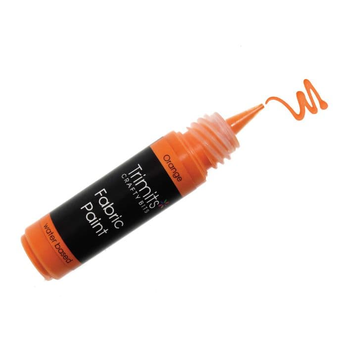 Fabric Paint Pen x5 (Orange) 20ml