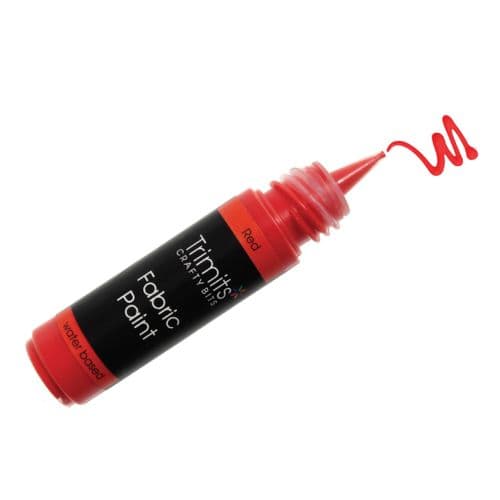 Fabric Paint Pen x5 (Red) 20ml