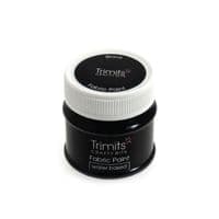 Fabric Paint Pot - (Black) 50ml x 3