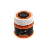 Fabric Paint Pot - (Orange) 50ml x 3