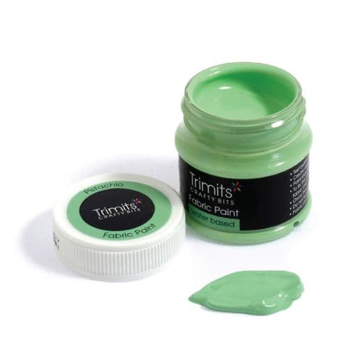 Fabric Paint Pot - (Pistachio) 50ml x 3