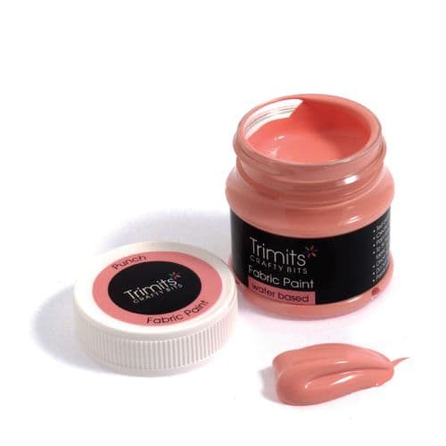 Fabric Paint Pot - (Punch) 50ml x 3
