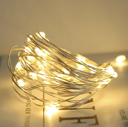 Fairy Chain Lights with Bendable Wire  - Micro LED