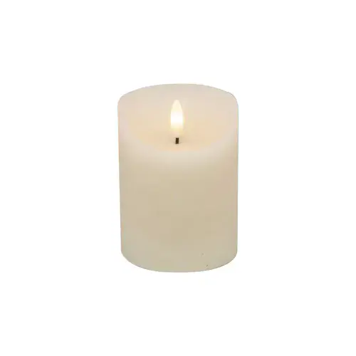 Flameless LED Pillar Candle 10cm High