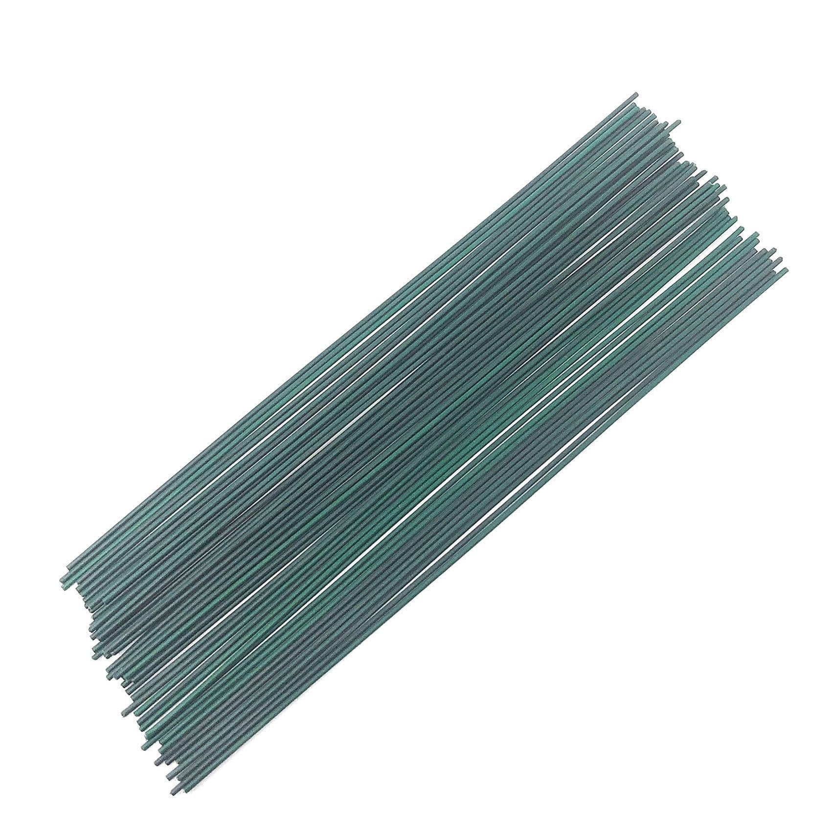 Stub Wire Florist Stub Wires Green Wrapped in Paper x 20 28223