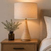 Genie Table Lamp - Mango Wood  - 340mm High