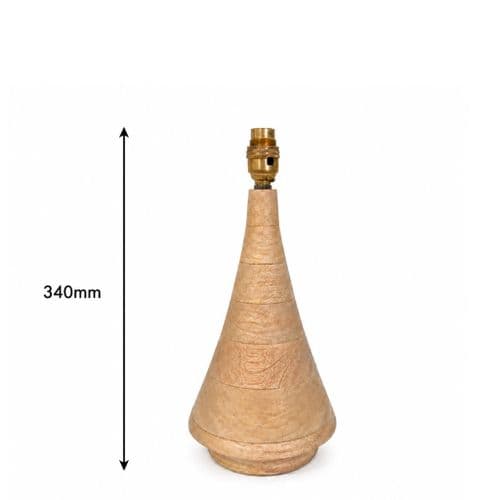 Genie Table Lamp - Mango Wood - 340mm High