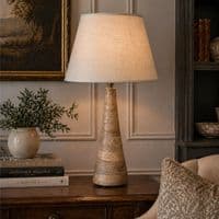 Genie Table Lamp - Mango Wood - Large- 530mm High