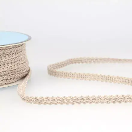 Gimp Braid Trim - Beige 25m x 6mm