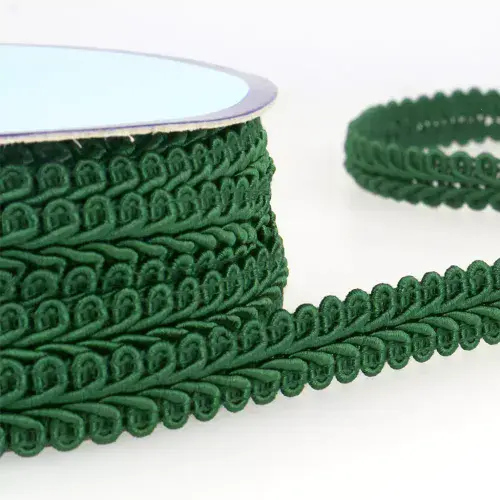 Gimp Braid Trim - Bottle Green 20m x 15mm