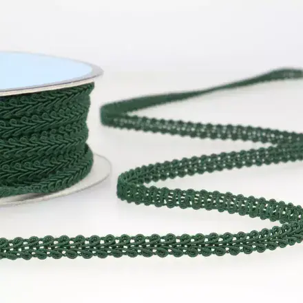 Gimp Braid Trim - Bottle Green 25m x 6mm