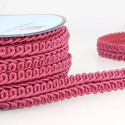 Gimp Braid Trim - Dark Fuchsia 20m x 15mm