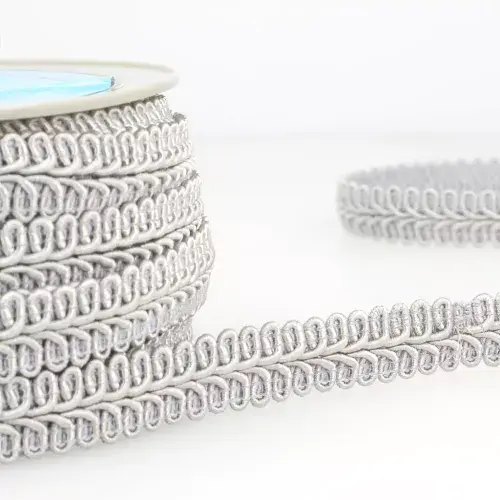 Gimp Braid Trim - Grey 20m x 15mm