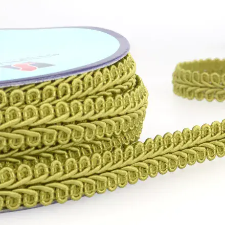 Gimp Braid Trim - Khaki 20m x 15mm