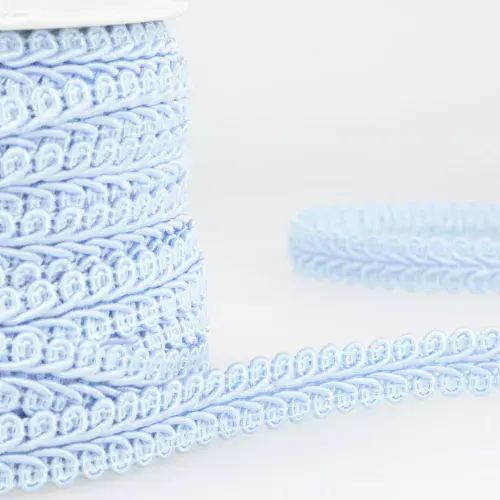 Gimp Braid Trim - Light Blue 20m x 15mm