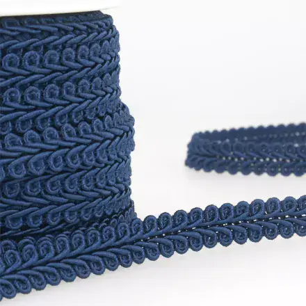 Gimp Braid Trim - Navy Blue 20m x 15mm
