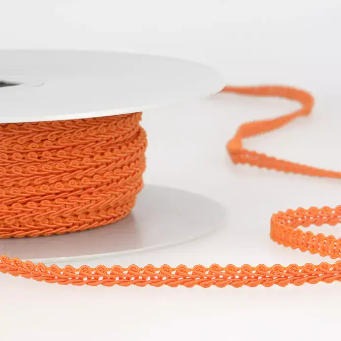 Gimp Braid Trim | Orange | 25m x 6mm | Dannells