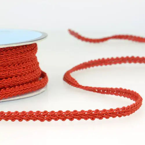 Gimp Braid Trim - Red 25m x 6mm