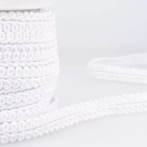 Gimp Braid Trim - White 20m x 15mm