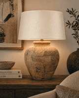 Ginger Jar Table Lamp - Mango Wood - Large - 380mm High