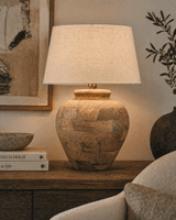 Ginger Jar Table Lamp - Mango Wood - Medium - 320mm High