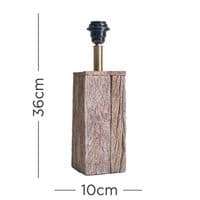 Goden Natural Wooden Table Lamp  (Base Only)