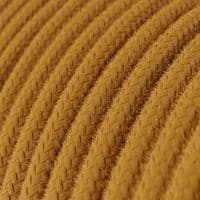 Golden Honey Cotton 3-Core Textile Cable