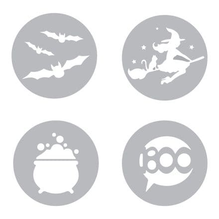 Halloween Pumpkin Stencil Kit - Set of 4