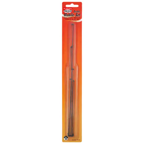 Hanging Mobile Kit  Black - 8 Pieces Arms (Item No: 15129)