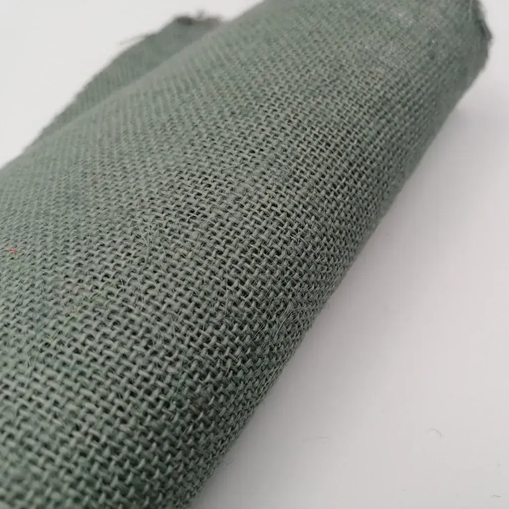 Hessian Fabric - Steel 936 - 120cm ID: 9094