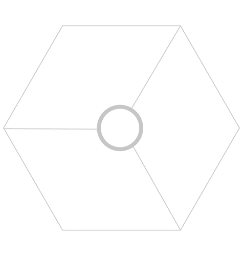 Hexagon Lampshade Frames