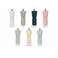 Hourglass Table Lamp - Mango Wood - Small- 250mm High