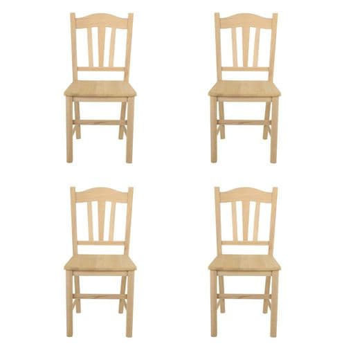 Italian Beechwood Quality Chair - Set of 4