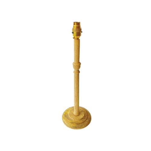 June Candlestick Table Lamp - Mango Wood