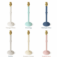 June  Candlestick Table Lamp -  Mango Wood - 440mm High