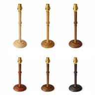 June  Candlestick Table Lamp -  Mango Wood - 440mm High