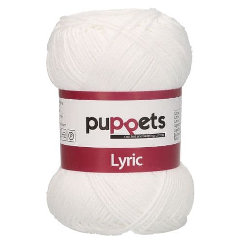 Knitting Yarn - (White) 50g (150m)