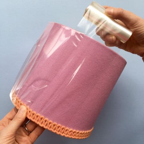 Lampshade Bandage Wrap - 100% Recycled Transparent Plastic