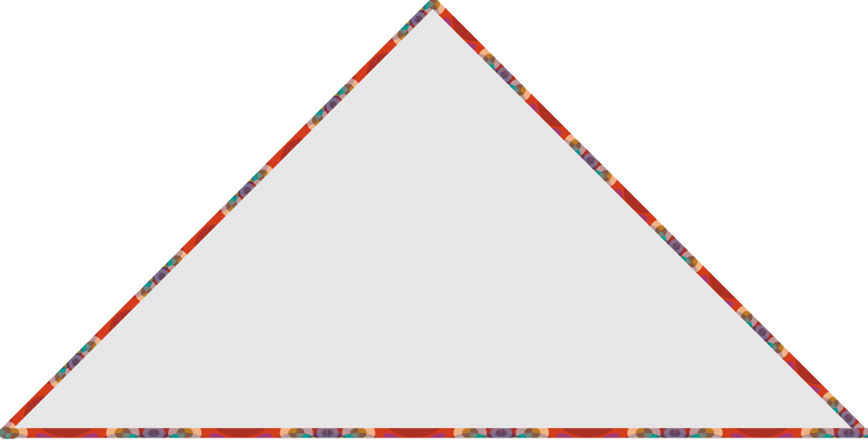 Lampshade Diffuser 40cm Triangle - Translucent polypropylene