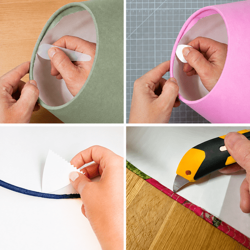 Lampshade Tucking Rolled Edge Tools
