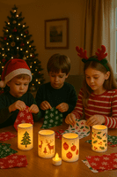 DIY Lantern Craft Kit  4 Pack