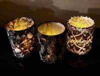 Lantern Making Kit  - 4 Pack  With  LED Tea Lights