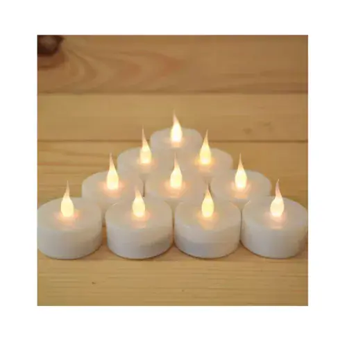 LED Tea Lights 10 Pack Amber