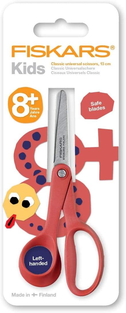 Left Handed Scissors For Kids - (Red)
