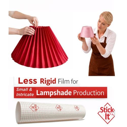 LESS RIGID Self-Adhesive Lampshade PVC Film White – 146cm - Stick-It®