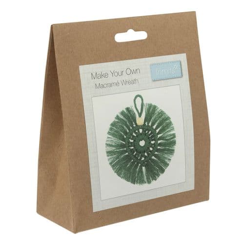 Macramé Decoration Kit - (Wreath Green)