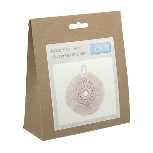 Macramé Decoration Kit - (Wreath Natural)