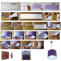 Make & Paint - 20cm Drum Lampshade Making Kit